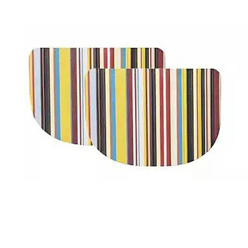 Für Mini Für Cooper Für Jcw R56 R55 R57 2 Stücke Hinten Sitz Griff Leder StickerClubman Auto Innen Aufkleber Aufkleber Abdeckung(Color Stripe) von FCVDUBZN