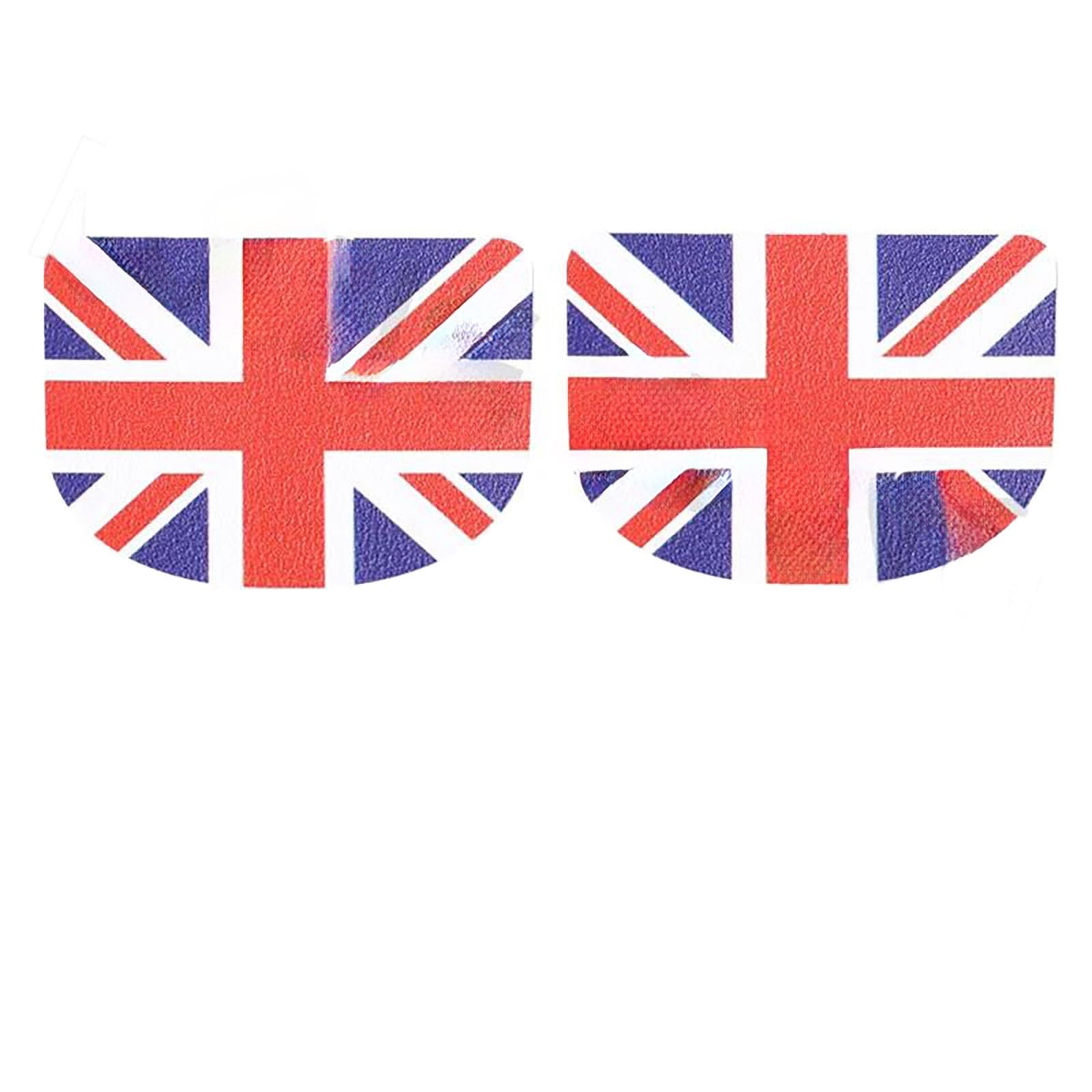 Für Mini Für Cooper R55 R56 F56 F57 Leder Auto Hinten Sitz Zurück Griff Aufkleber Abdeckung Schutz Aufkleber Dekorative Innen Zubehör(R55R56 Union Jack) von FCVDUBZN