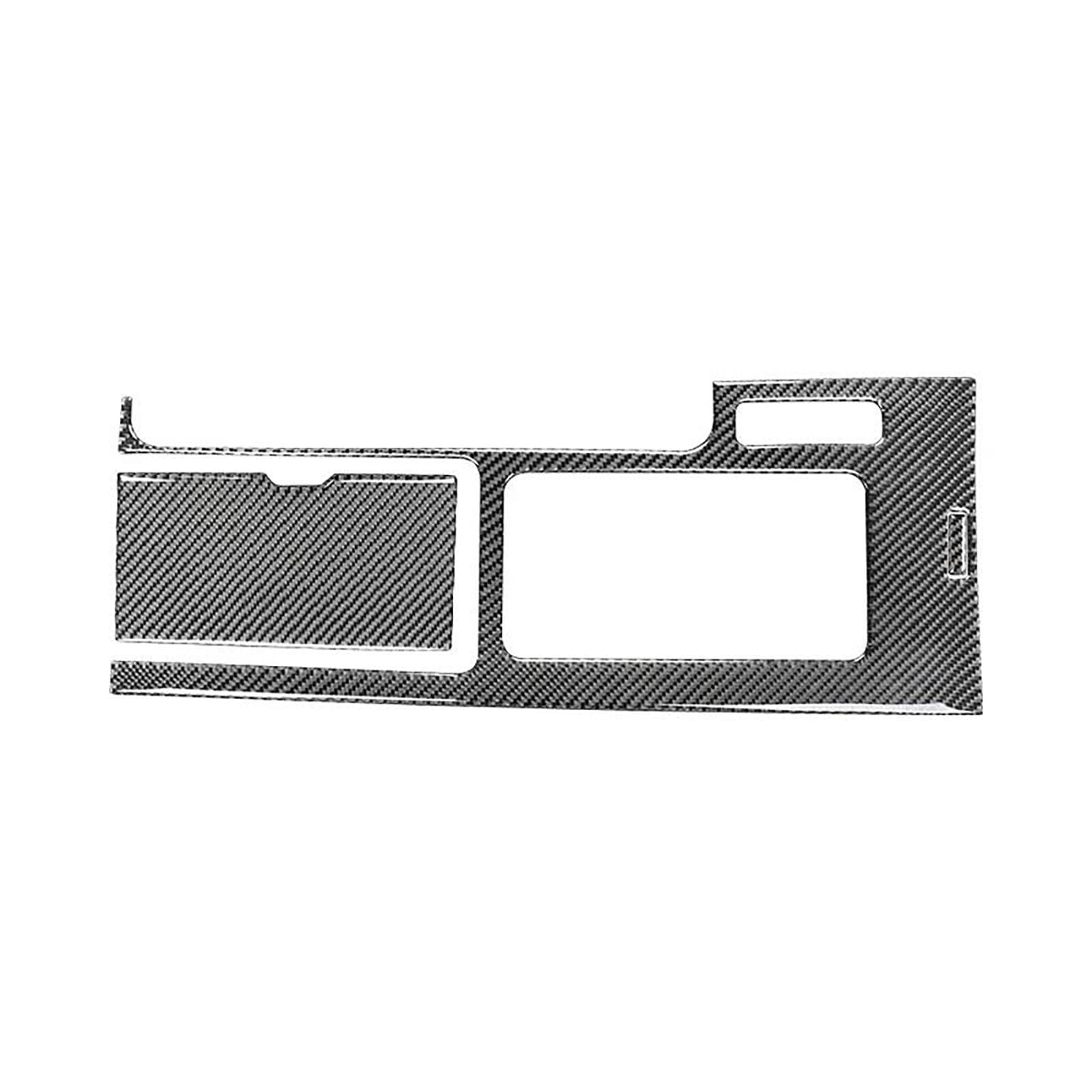 Für Mustang 2009-2014 Zubehör Auto Center Konsole Getriebe Shift Box Panel Dekor Aufkleber Carbon Fiber Innen Trim Abdeckung(Black) von FCVDUBZN