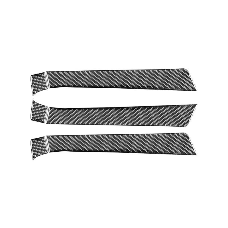 Für Q7 2007-2015 Auto Zubehör Carbon Fiber Innen Auto Tür Armlehne Dekorative Aufkleber Abdeckung Trim Rahmen Schutz(Right-Hand Drive) von FCVDUBZN