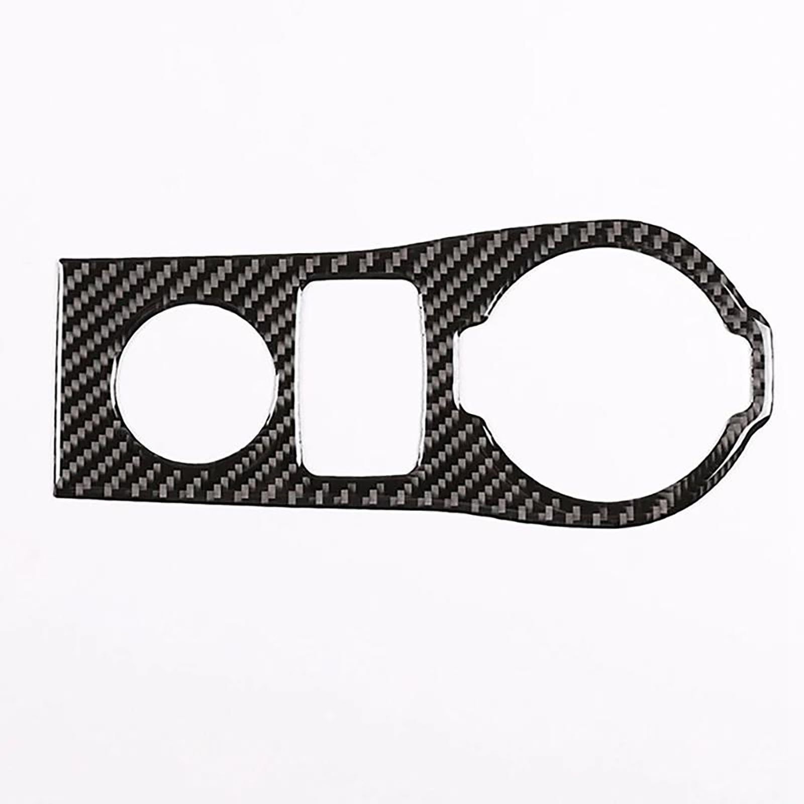 Für Smart 453 Für Fortwo 2016-2021 Auto Carbon Fiber Center Konsole Wasser Tasse Halter Dekoration Abdeckung Trim Aufkleber von FCVDUBZN