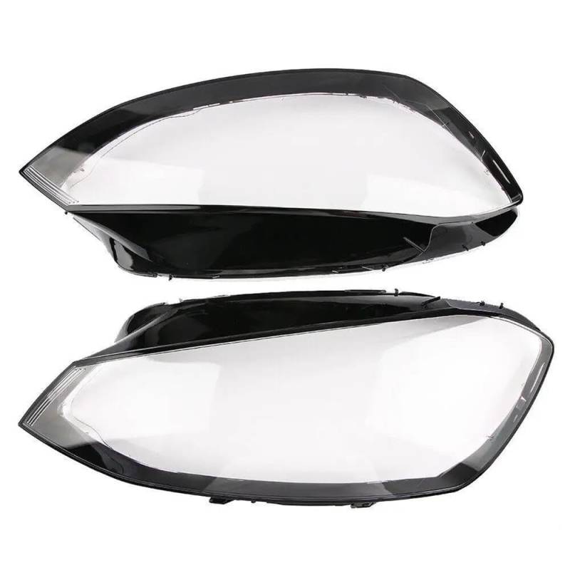 Scheinwerferblenden Auto Front Scheinwerfer Scheinwerfer Objektiv Abdeckung Für Golf 7 MK7 Für GTI 2014 2015 2016 2017 Klar Scheinwerfer Shell Transparent Lampenschirm(1 Pair) von FCVDUBZN