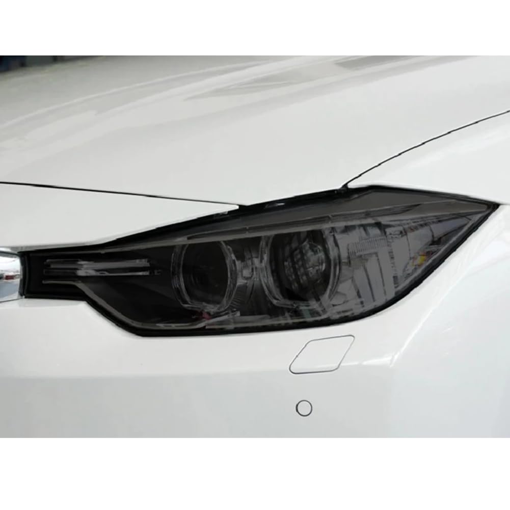 Autoscheinwerfer Geschwärzte TPU-Schutzfolie Transparenter Reparaturaufkleber, Für BMW 3er F30/F31 2013-2019 Außenzubehör von FCYADDQ