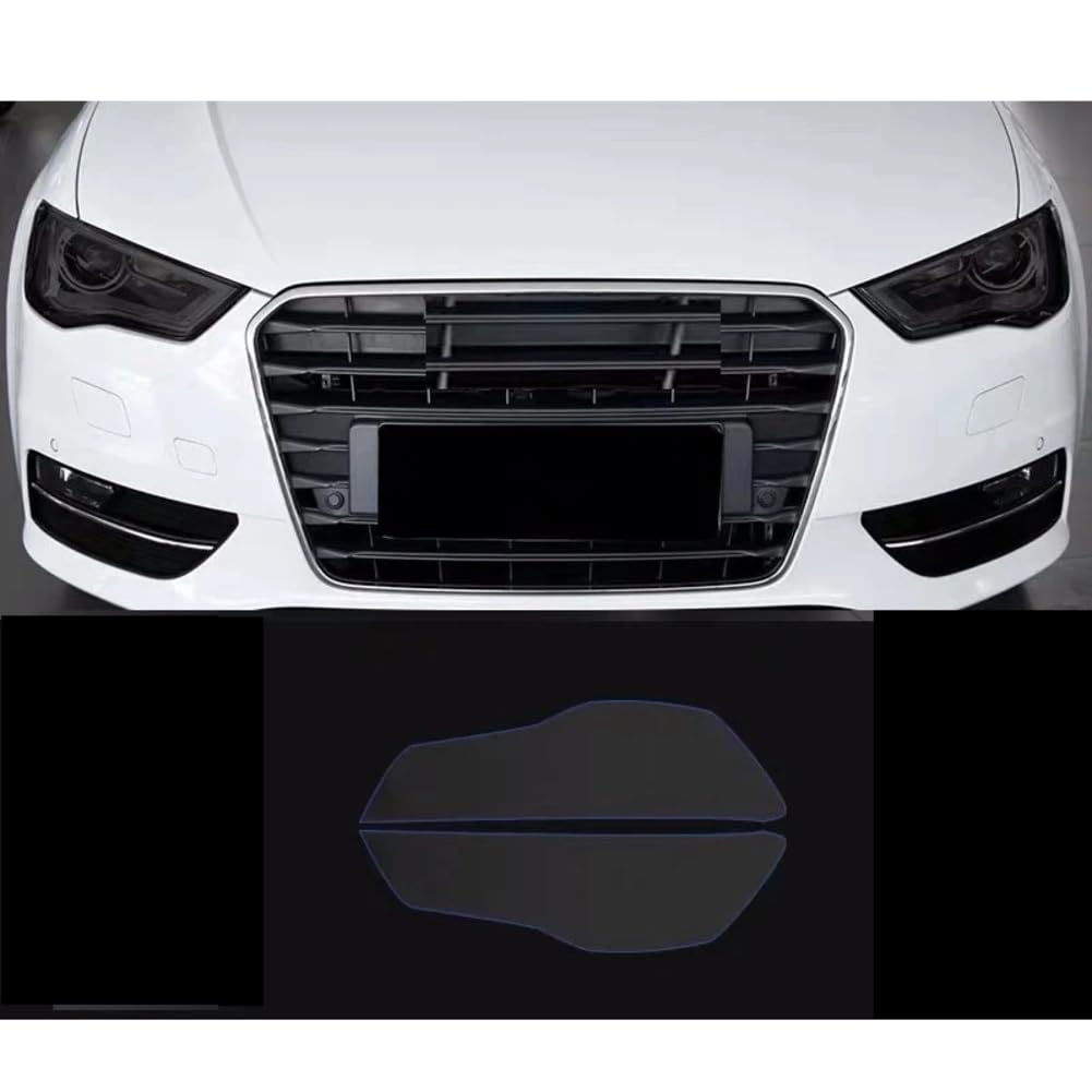 Autoscheinwerfer Tönung Schwarz Schutzfolie Schutz Transparenter TPU-Aufkleber, Für Audi A3 S3 RS3 8V 2014-On Sportback Zubehör von FCYADDQ