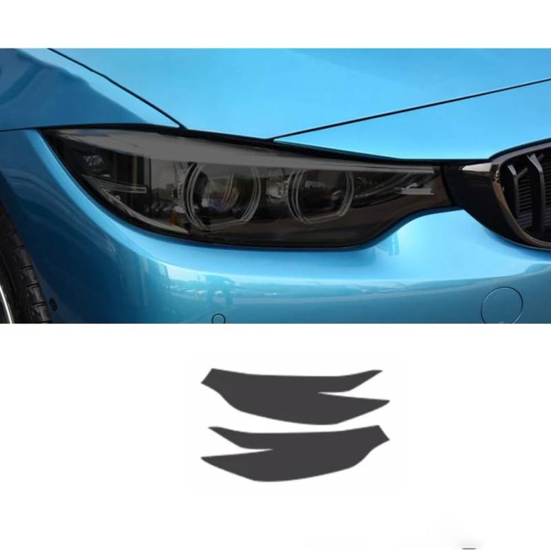 Autoscheinwerfer Tönung Schwarze Schutzfolie Vinylschutz Transparentes TPU-Aufkleberzubehör, Für BMW 4er F32 F33 F36 13-19 von FCYADDQ