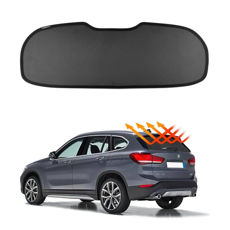 FDAIUN für BMW x1/ix1 u11 2022 2023 2024 Sonnenschutz Auto Magnetisch Sonnenschutz Seitenscheibe Vorne und Hinten Sonnenschutzvorhang für UV-Schutz Hitzeschutz Schwarz (Sonnenblende hinten 1 Stück) von FDAIUN