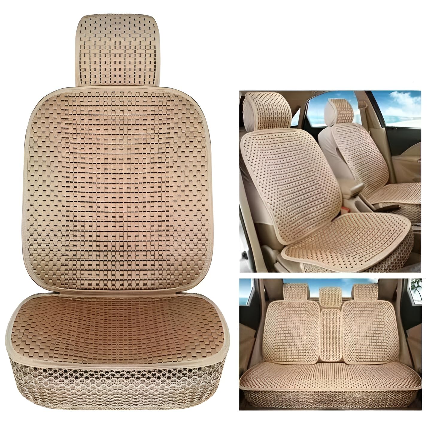 FDCYQW Auto Sitzbezüge Sets, Für Nissan Kicks 2016-2021 Komplett-Set Atmungsaktiv Komfortabler Eisseide Vollständig Umschlossener Sitzschoner,B von FDCYQW