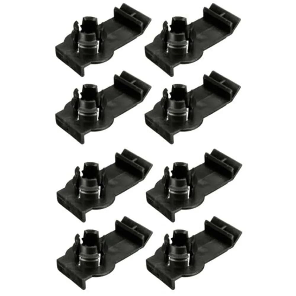 Auto-Fensterheber-Clip-Halterungs-Set, kompatibel mit X5 E53 3er E46, 8 Stück vorne Links rechts Reparaturhalterung 51338254781 von FDJHPWQ