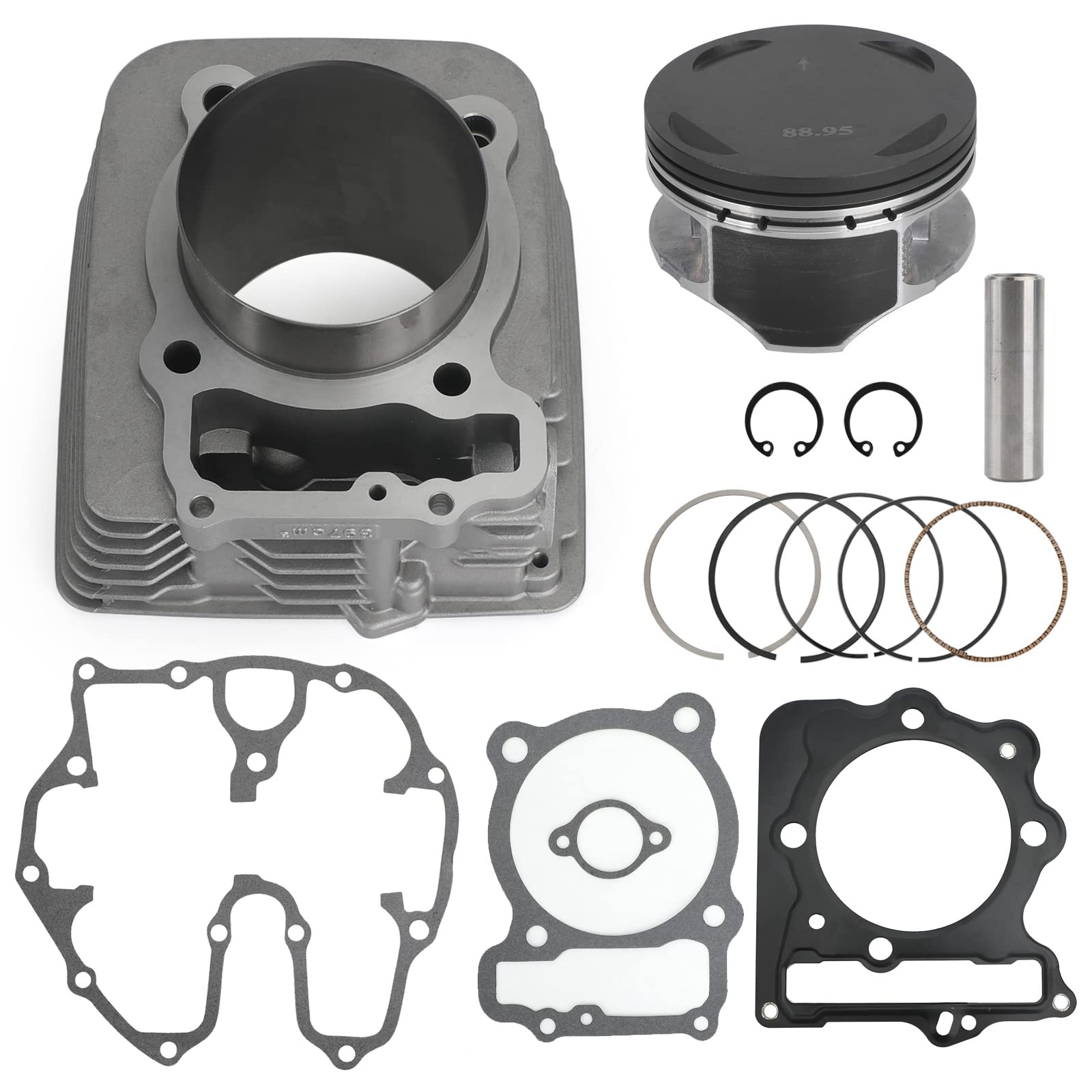 Big Bore 440cc Kolbenring-Endsatz, kompatibel mit TRX400EX SporTrax 99 bis 08 von FDJHPWQ