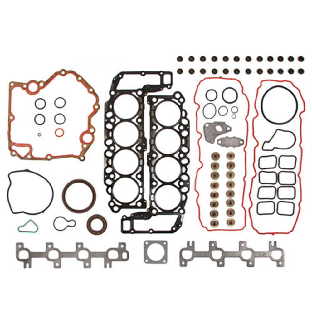 Kompletter Motorüberholungs-Dichtungssatz, kompatibel mit 4,7 l 287 V8 2002–2006 HS26157PT-1 CS26157 von FDJHPWQ