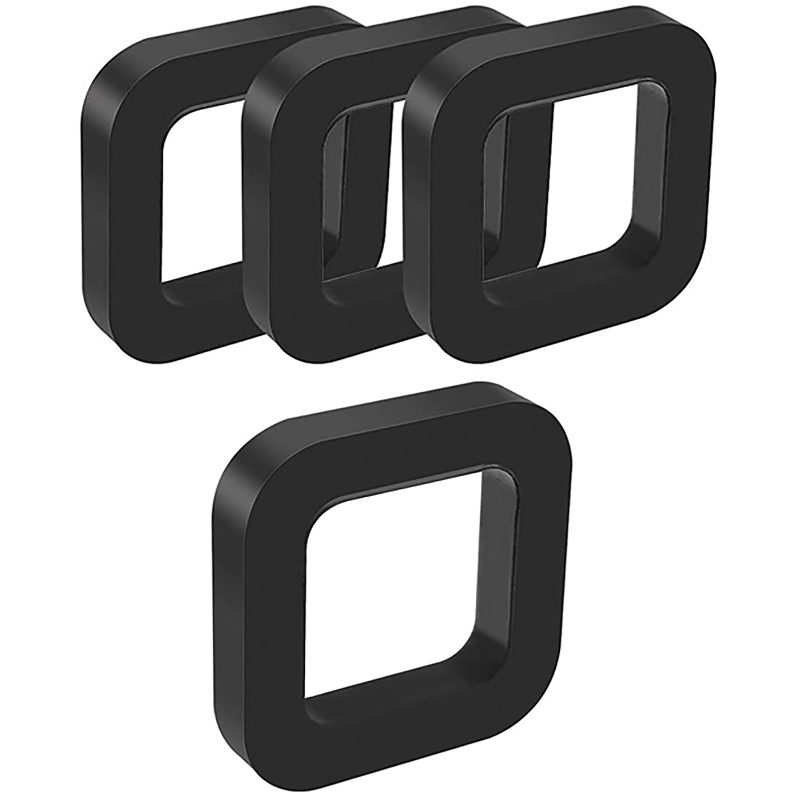FDXGYH Schalldämpfer-Pad für Anhängerkupplung, 5,1 cm, schwarzer Hakenpuffer aus Gummi für verstellbare Kugelhalterungen, um Rasseln zu reduzieren und Lärm zu beseitigen, bietet Polsterung zwischen von FDXGYH