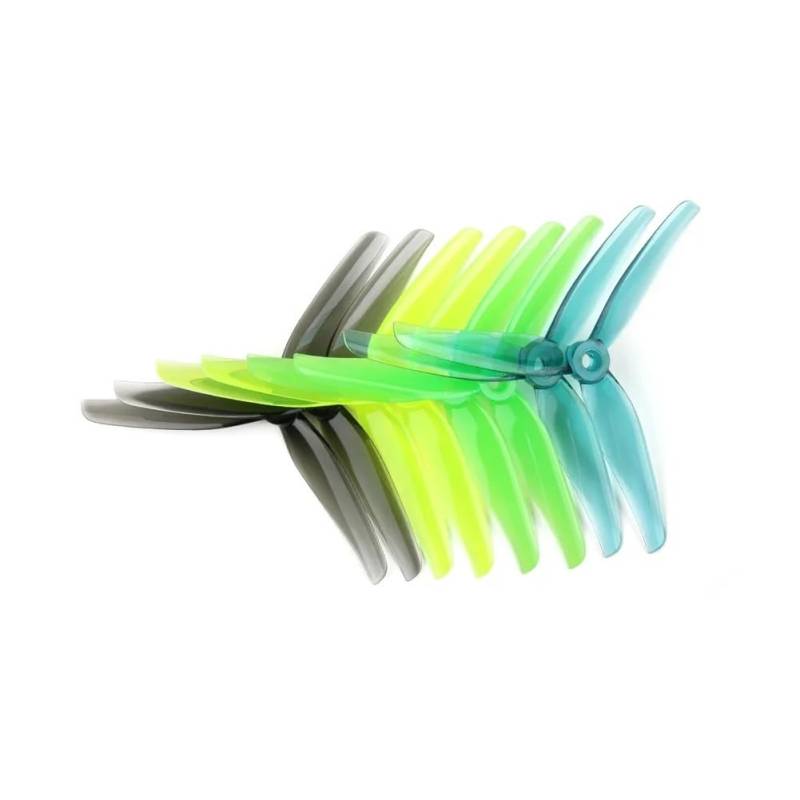 10 Paar Universalpropeller, kompatibel mit RC Drone F5 3 Freestyle Quadcopter Ersatzteile, leichte CW CCW Propeller(10PAIRS BLUE) von FDhRyTF