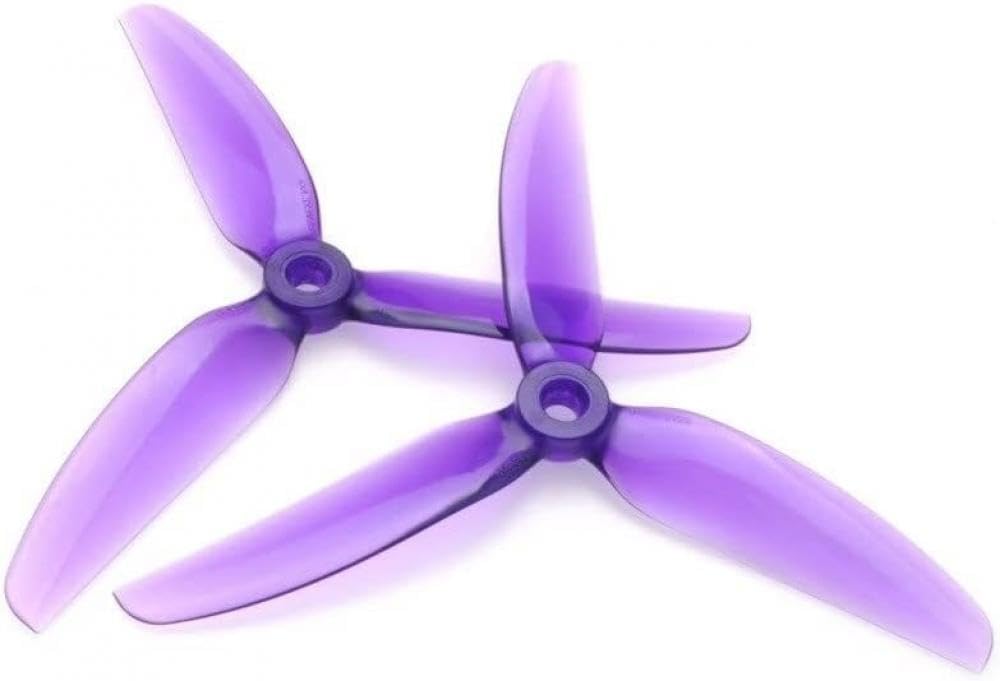 12 Paar 5043 5X4,3X3 V2S Propeller Kompatibel mit 5-Zoll-RC-Freestyle-Drohnen, Ersatzzubehör, kompatibel mit DIY-Projekten, Lila(12PAIRS BLUE) von FDhRyTF