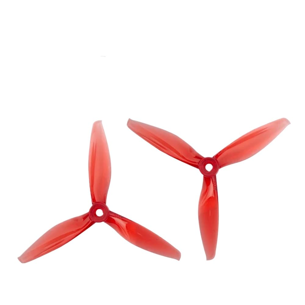 12 Paare 5144 5 Zoll 3 Propeller Kompatibel mit RC Drone FPV Racing kompatibel mit 2205 bis 2306 Motoren CW CCW(12 pairs Clear Red) von FDhRyTF