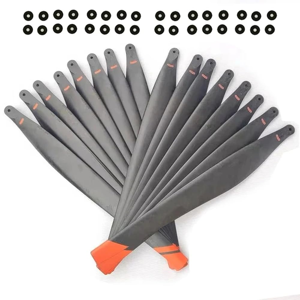 16Pcs T40 T50 Serie Drone Propeller Set Carbon Faser Kunststoff Kombination CW CCW Kompatibel Drone Zubehör(16 pcs-High Carbon) von FDhRyTF