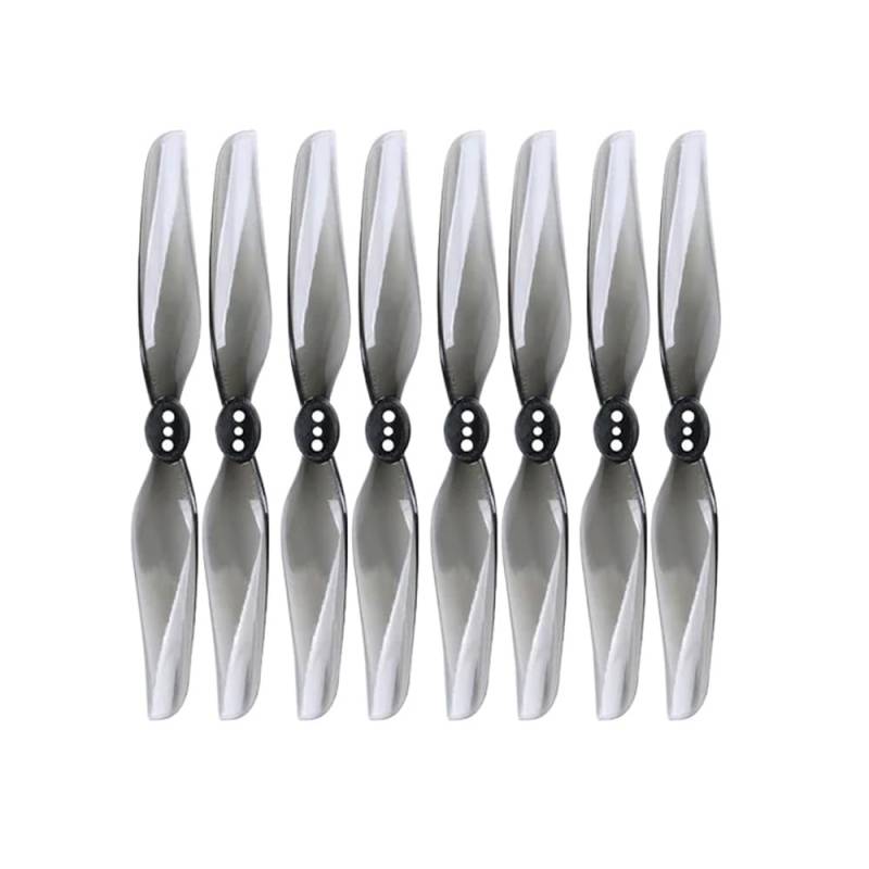 2/4Pair 4030 4X3 2-PC Propeller Kompatibel mit FPV Racing Freestyle Toothpick Long Range Drohnen(4pair-Grey) von FDhRyTF