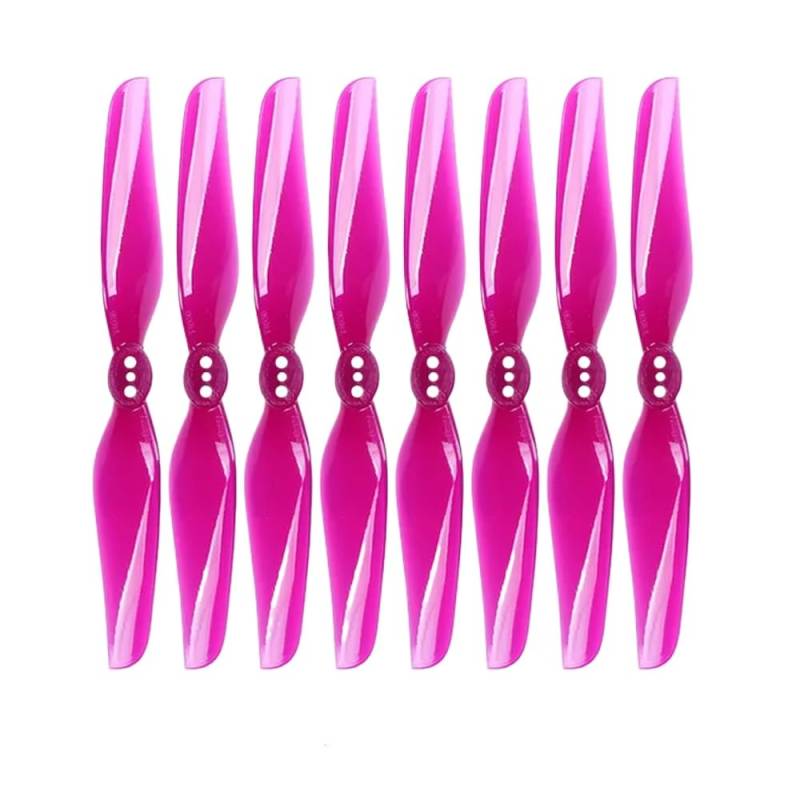 2/4Pair 4030 4X3 2-PC Propeller Kompatibel mit FPV Racing Freestyle Toothpick Long Range Drohnen(4pair-purple) von FDhRyTF