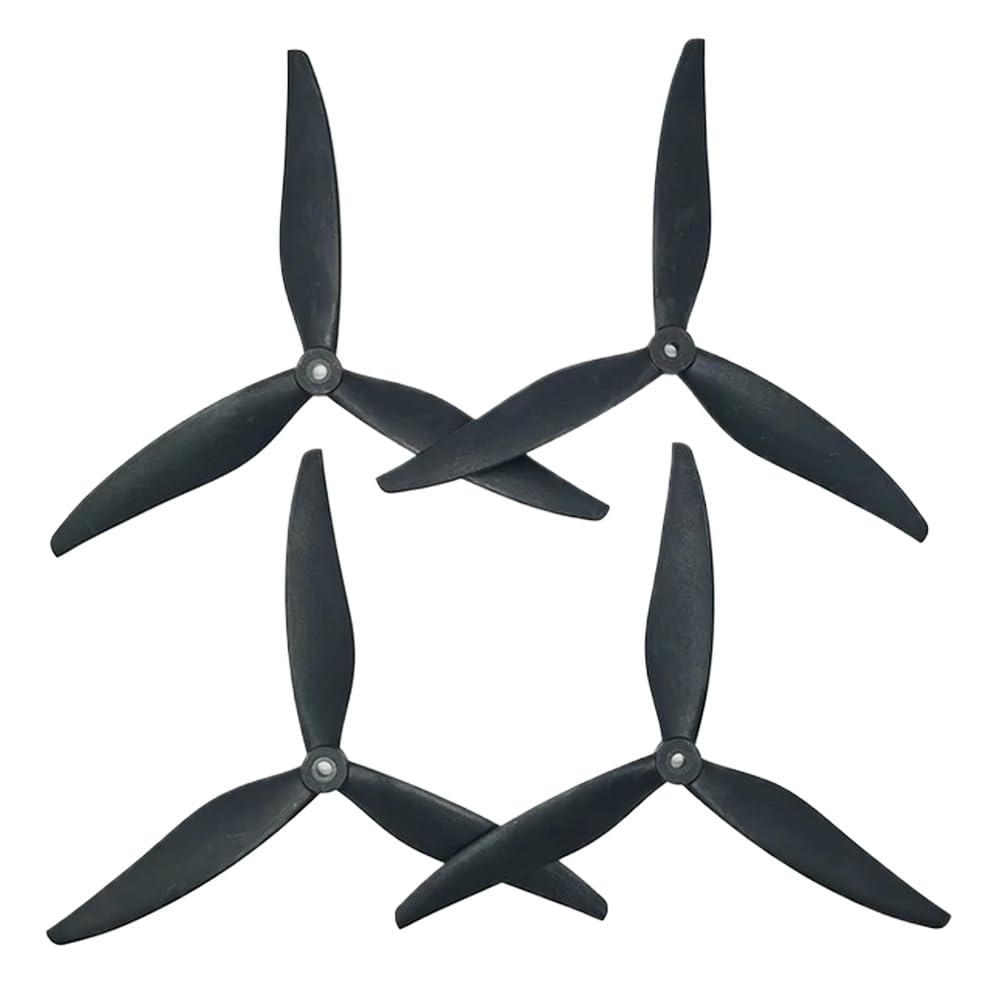 2 Paar 8040 9045 1050 8 9 10 Zoll 3 Propeller aus schwarzem kohlenstoffverstärktem Nylon Kompatibel mit RC-Langstrecken-Drohnenteile(2Pairs 8040) von FDhRyTF