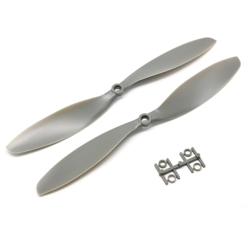 2 Stück 10 x 4,7 1047 12 x 38 1238 8038 1147 CW CCW Propeller grau kompatibel mit Multi-Rotor Quad Copter(ATG 8038) von FDhRyTF