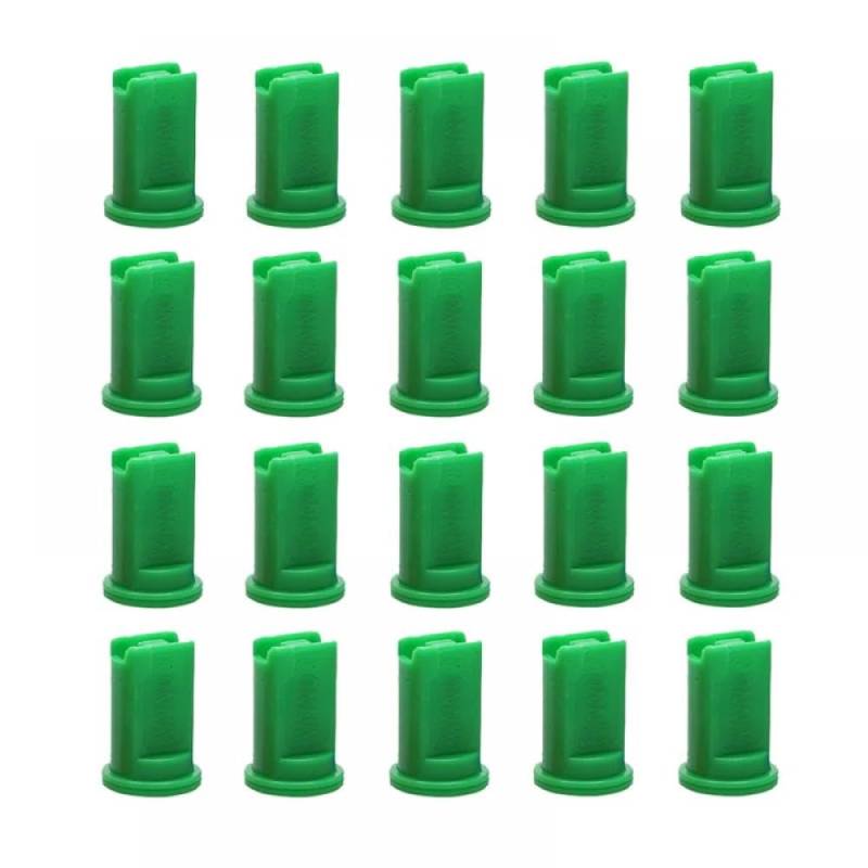 20PCS Flache Fan Spray Düsen Kompatibel mit RC Pflanzen Schutz Drohnen Kompatibel Winddicht Landwirtschaftliche Zerstäubung Sprinkler Köpfe(GREEN 015) von FDhRyTF