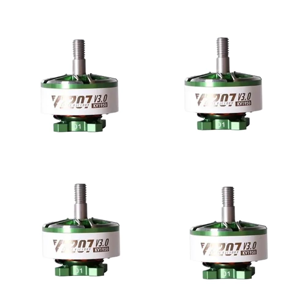 2207 Bürstenloser Motor Kompatibel mit FPV-Renndrohne, kompatibel mit den Versionen 6S 1750 1950 2050KV und 4S 2550KV TMOTOR Velox V3.0(4PCS 6S 1950KV) von FDhRyTF