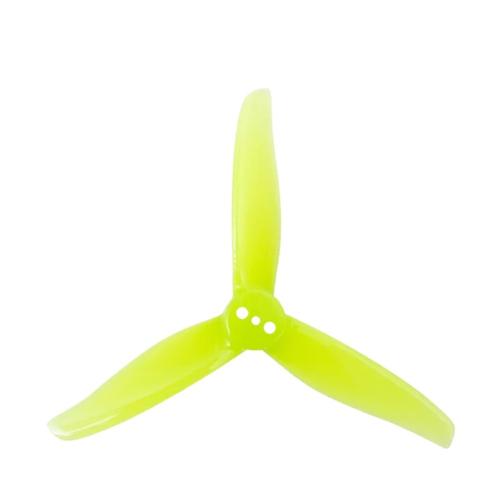 3016 3 Zoll 3-Propeller 2 Paar 4 Stück kompatibel Kompatibel mit FPV Racing Drone mit 1,5 m 2 mm Loch CW CCW Requisiten(2mm Yellow) von FDhRyTF