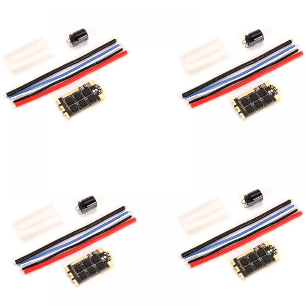 32 F4 MCU-kompatibler Regler mit 45 A BLHeli32 Dshot1200 RGB-LED-Unterstützung Kompatibel mit 2 bis 6S FPV-Renndrohnen(4PCS) von FDhRyTF