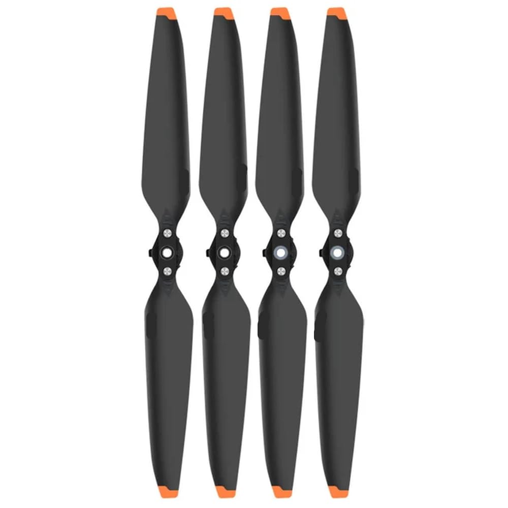 4 oder 8 Packungen faltbare Propeller Kompatibel mit kompatibles Drohnenzubehör 3 Pro 3 Cine 3 Classic 9453F(Black Orange 4pcs) von FDhRyTF