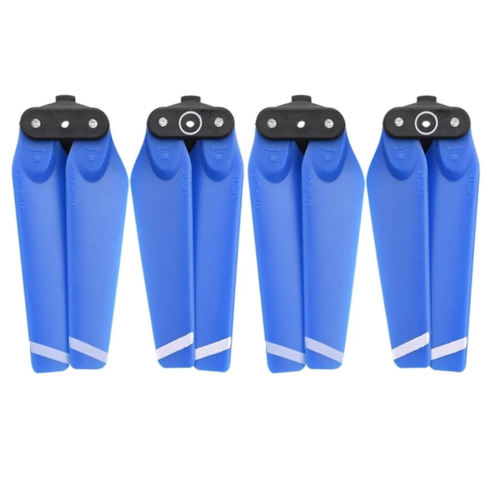 4730F Propeller Kompatibel mit kompatible Spark-Drohnen-Ersatzteile, 4er- oder 8er-Pack, zusammenklappbares CW-CCW-Schnellspannzubehör(Blue 2 pairs) von FDhRyTF