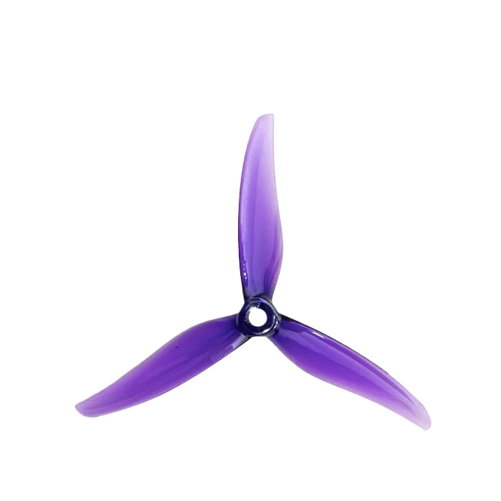 4PCS Fury 5 Zoll 3-Propeller CW CCW Kompatibel mit FPV Racing Quadcopter kompatibel mit 2306 2207 Motoren(Purple Hyper) von FDhRyTF