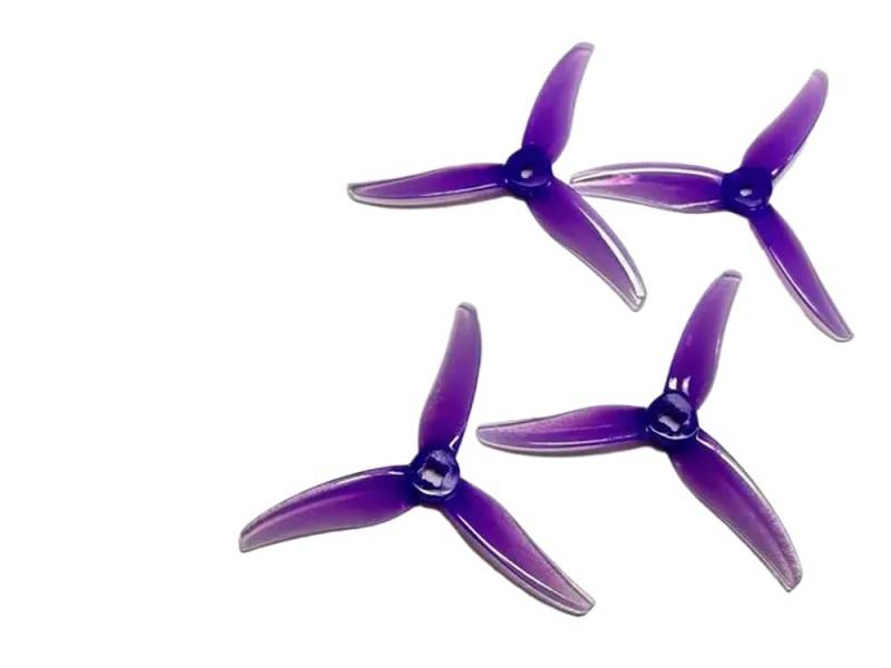 4PCS Hurricane 3520 3,5X2X3 3-Propeller Kompatibel mit RC FPV Freestyle Und 3,5 zoll Cinewhoop Impeller Drohnen DIY Zubehör(Purple) von FDhRyTF