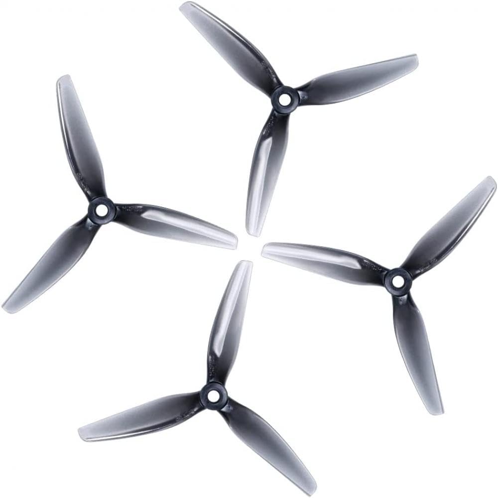 5 Zoll 5040 5X4X3 Propeller Grau Kompatibel mit 4S 6S RC Freestyle Drohnen Ersatz DIY Teile 12 Paare(12PAIRS) von FDhRyTF