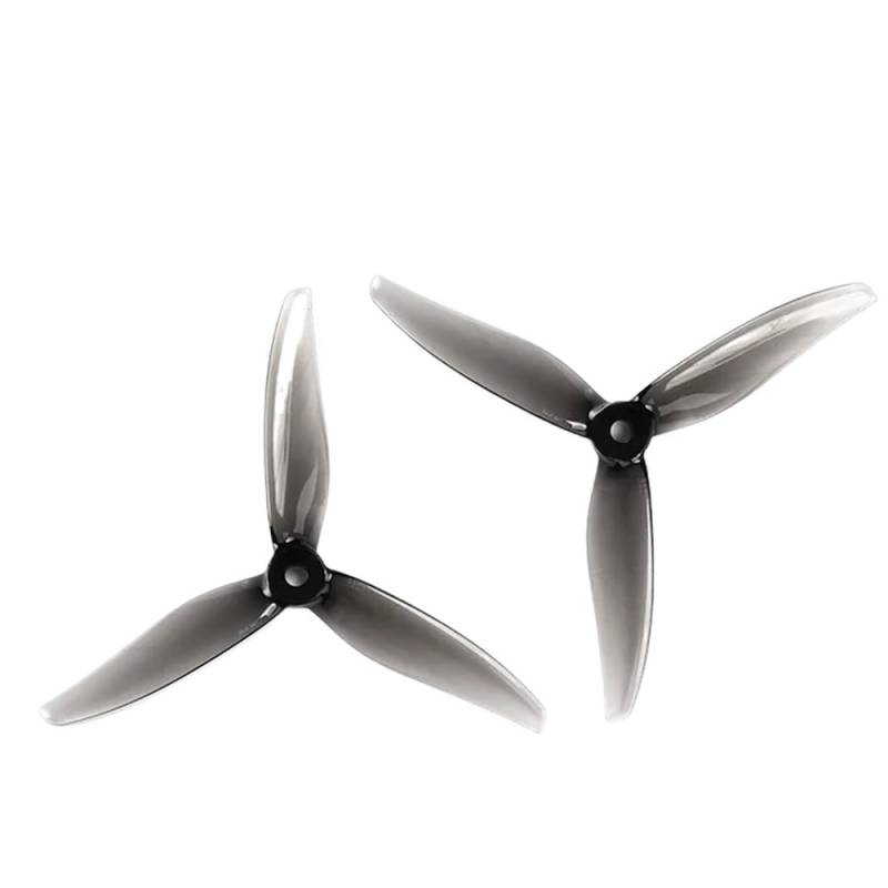 5127 5 Zoll 3 PC Propeller Set 8 Stück 4 Paar Kompatibel mit DIY FPV Freestyle Drohnenteile(4 Pair Clear Gray) von FDhRyTF