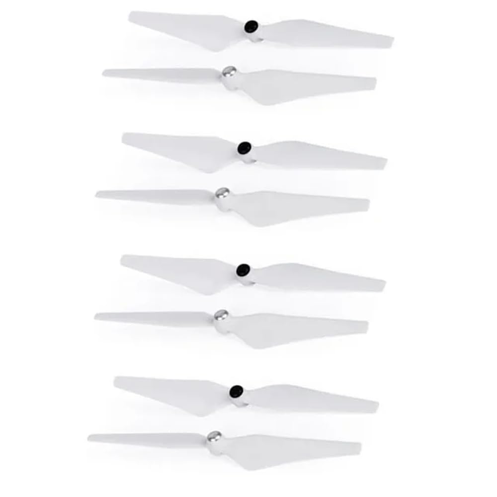 8er-Pack 9450 Propeller Kompatibel mit kompatible Drohnen Phantom 3 Advanced Standard Professional SE 2 Vision Ersatzzubehör(White-8pcs) von FDhRyTF