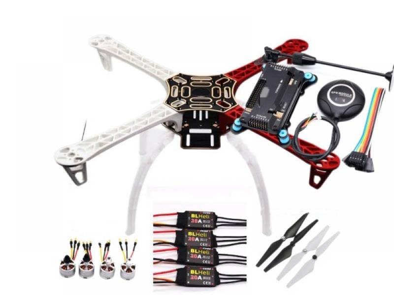 APM2.8 Flugregler mit integriertem Kompass-M8N-GPS und Stoßdämpfer Kompatibel mit kompatibler RC Quadcopter-Multicopter-System(DRONE F450 PACKAGE B) von FDhRyTF