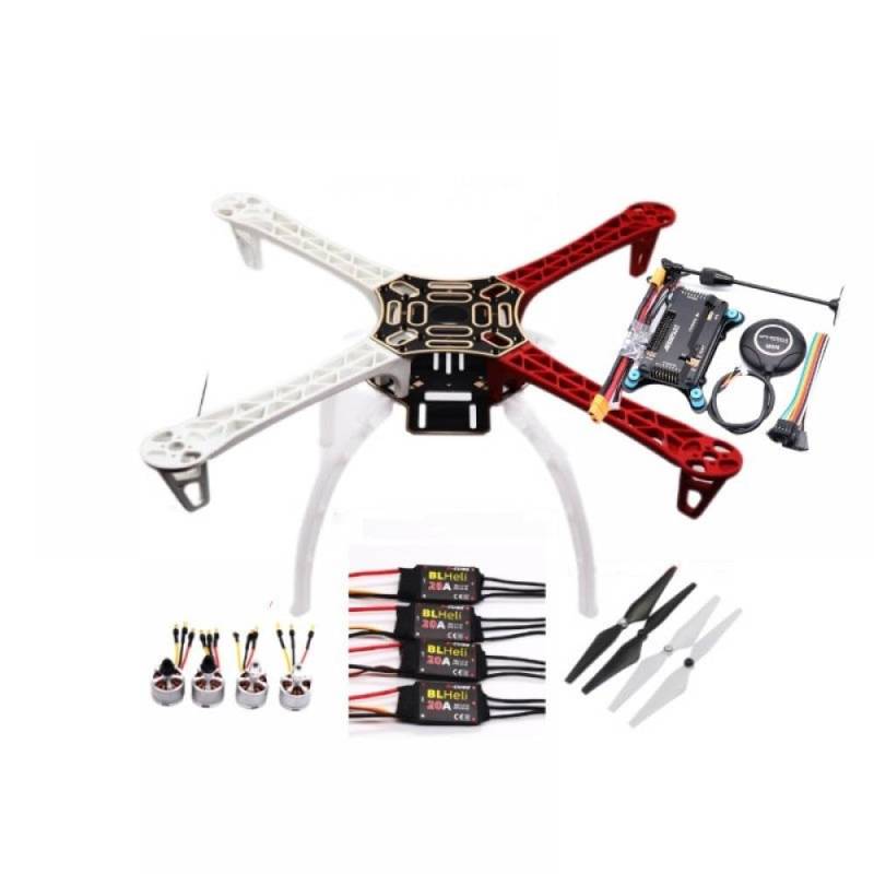 APM2.8 Flugregler mit integriertem Kompass-M8N-GPS und Stoßdämpfer Kompatibel mit kompatibler RC Quadcopter-Multicopter-System(DRONE F450 PACKAGE C) von FDhRyTF