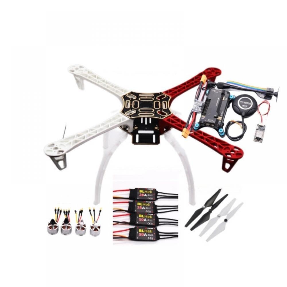 APM2.8 Flugregler mit integriertem Kompass-M8N-GPS und Stoßdämpfer Kompatibel mit kompatibler RC Quadcopter-Multicopter-System(DRONE F450 PACKAGE D) von FDhRyTF