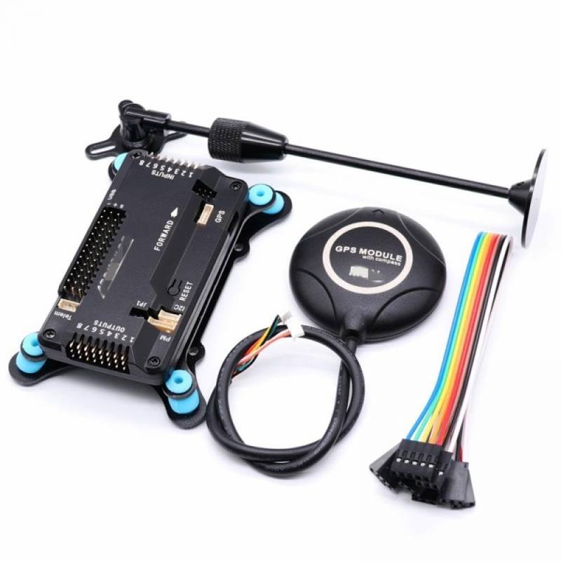 APM2.8 Flugregler mit integriertem Kompass-M8N-GPS und Stoßdämpfer Kompatibel mit kompatibler RC Quadcopter-Multicopter-System(HORIZONTAL PACKAGEA) von FDhRyTF