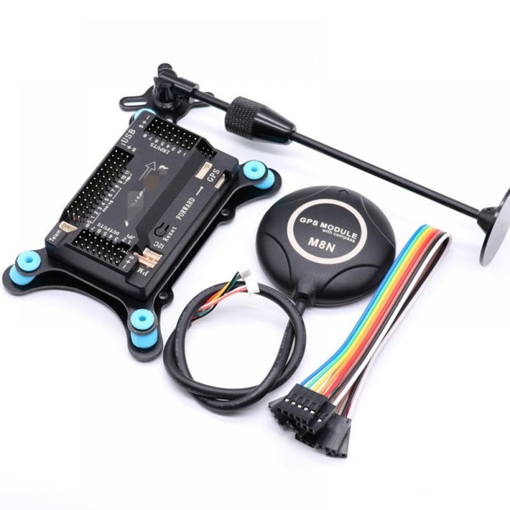 APM2.8 Flugregler mit integriertem Kompass-M8N-GPS und Stoßdämpfer Kompatibel mit kompatibler RC Quadcopter-Multicopter-System(VERTICAL PACKAGEA) von FDhRyTF