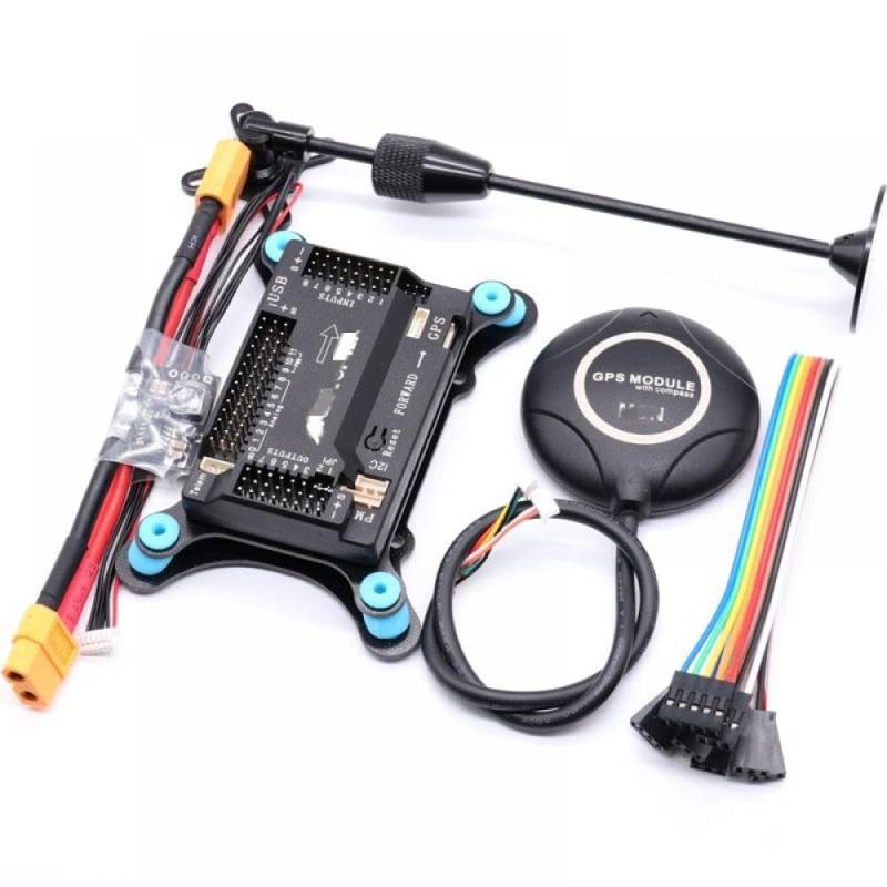 APM2.8 Flugregler mit integriertem Kompass-M8N-GPS und Stoßdämpfer Kompatibel mit kompatibler RC Quadcopter-Multicopter-System(VERTICAL PACKAGEB) von FDhRyTF