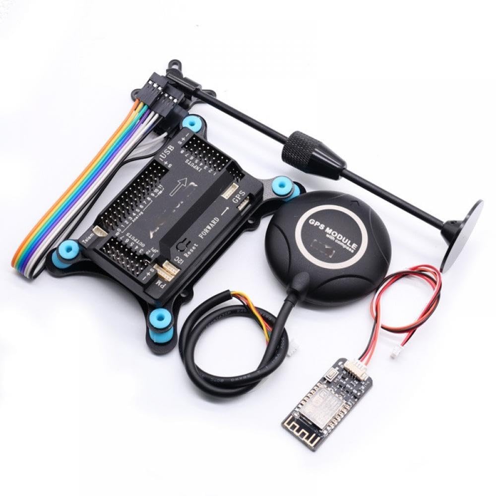 APM2.8 Flugregler mit integriertem Kompass-M8N-GPS und Stoßdämpfer Kompatibel mit kompatibler RC Quadcopter-Multicopter-System(VERTICAL PACKAGEC) von FDhRyTF