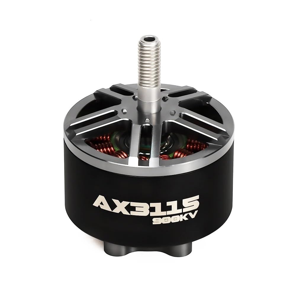 Bürstenloser Motor mit großer Reichweite und schwerer Nutzlast, 900 kV, kompatibel mit 9–10 Zoll FPV-Drohne AX3115 3115 DIY-Teilen(12 PCS 900KV) von FDhRyTF