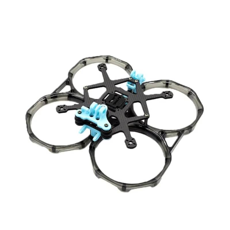 C30 138 mm C35 152 mm 3,5 Zoll Kohlefaser-Cinewhoop-Rahmen-Propellerschutz, kompatibel mit RC FPV Freestyle-Drohnen (C35 Analog Blue) von FDhRyTF