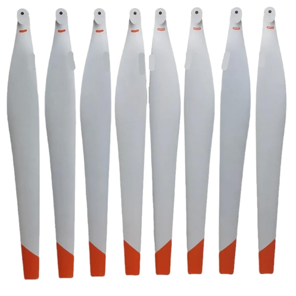 Carbon Fiber Nylon Folding Propeller Weiß Requisiten Kompatibel Mit T20P Landwirtschaft Drohnen CW CCW Drone Zubehör R5413(T20P Props 8PCS) von FDhRyTF