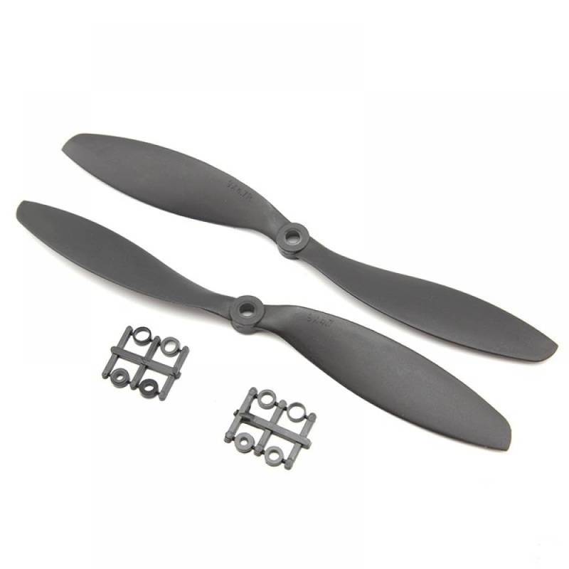 Carbon Nylon Propeller 7038 8038 8045 9047 1038 1045 1050 1147 1245 mit Adapter kompatibel mit RC Multirotor Flugzeug und Starrflügel(1PAIR 1045) von FDhRyTF