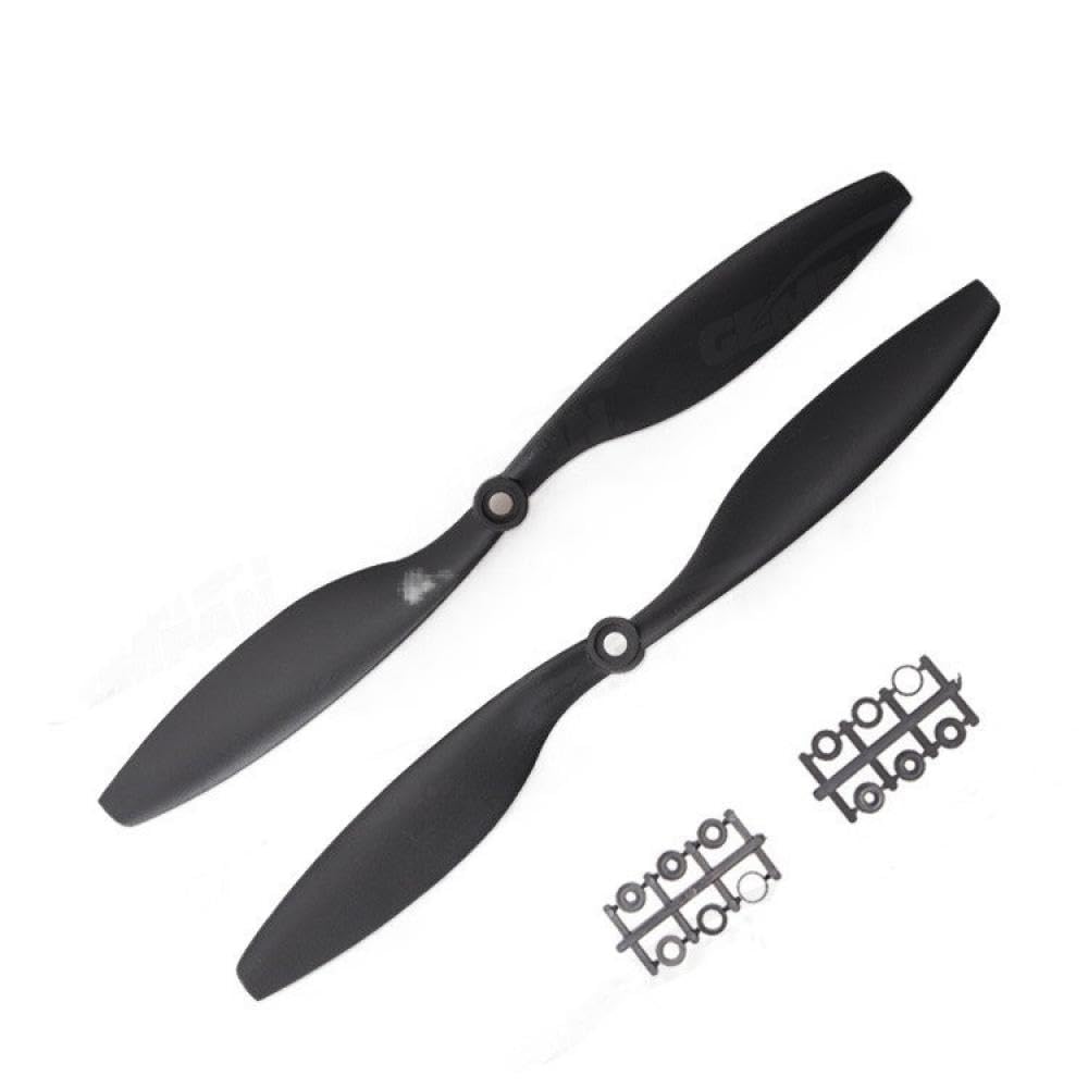 Carbon Nylon Propeller 7038 8038 8045 9047 1038 1045 1050 1147 1245 mit Adapter kompatibel mit RC Multirotor Flugzeug und Starrflügel(2PAIRS 1050) von FDhRyTF