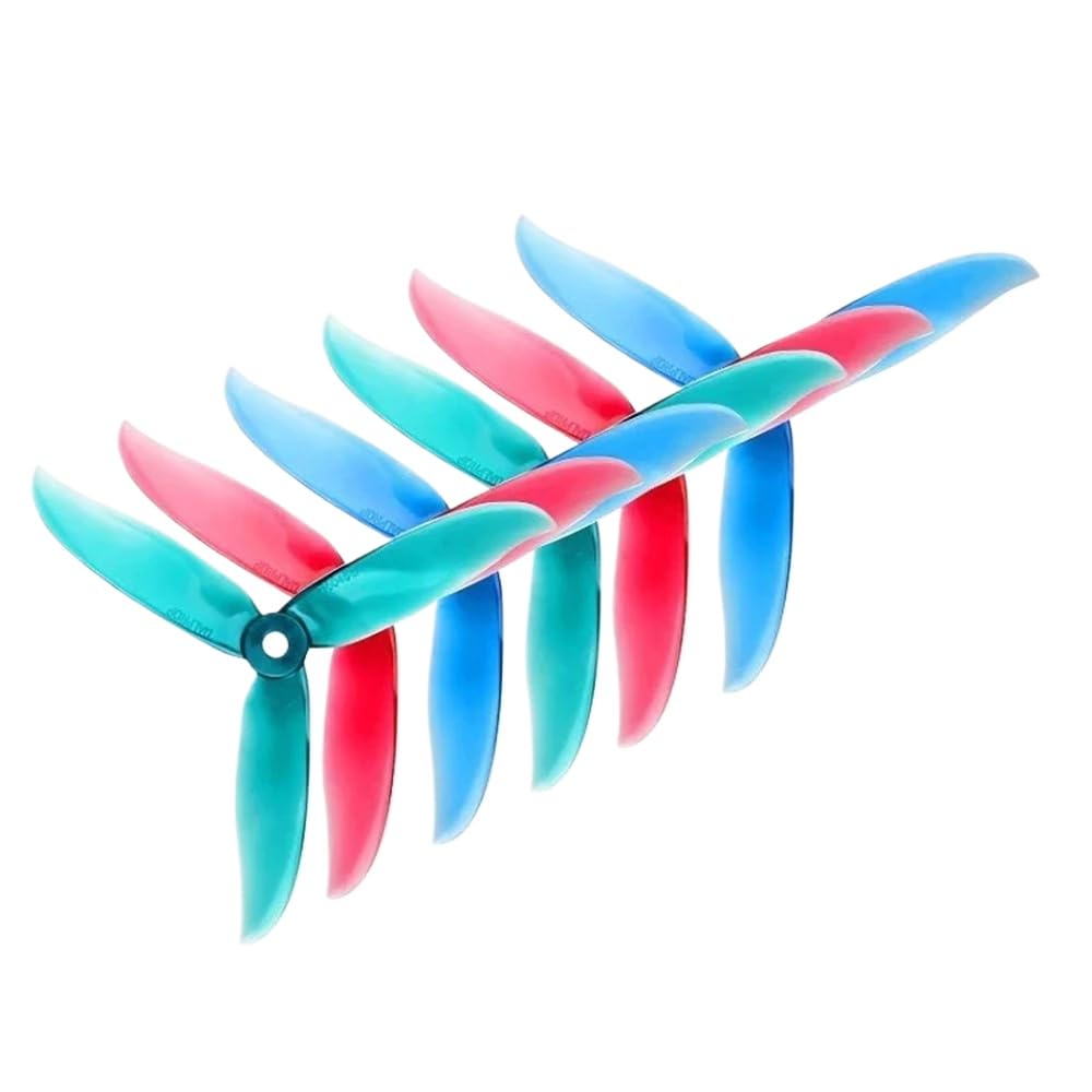 Cyclone T5045C Pro 5045 3-Propeller Kompatibel mit 5-Zoll-RC-FPV-Renn- und Freestyle-Drohnen, kompatibel mit 4S- und 6S-Modellen(20Pairs Black) von FDhRyTF