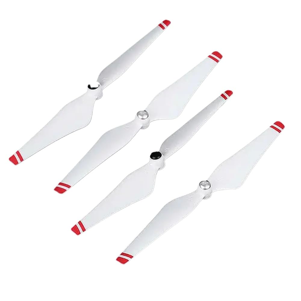 Ersatzpropeller Kompatibel mit Phantom 3 SE Pro Advanced Drone CCW CW Schnellspanner-Zubehörteile-Set 2 oder 4 Stück(4 Pcs Red) von FDhRyTF