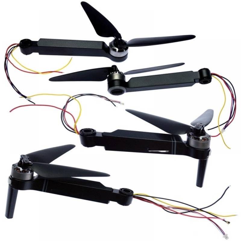 F11 Pro 4K Kompatible Ersatzteile Abdeckung Beine Arm Propeller Körper Shell Kompatibel mit Kamera RC Quadcopter Drone Zubehör(4PCS ARMS) von FDhRyTF