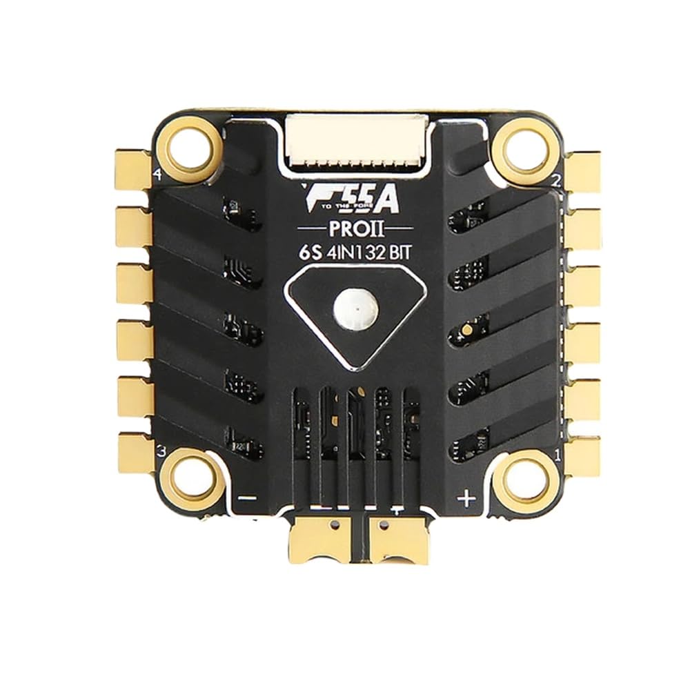 F55A PRO II F55A PROII F3 F45A 6S 4In1 ESC Elektronischer Geschwindigkeitsregler BLHELI_32 DSHOT1200 5V BEC Kompatibel mit T-Motor F40 F60(F55A Pro) von FDhRyTF